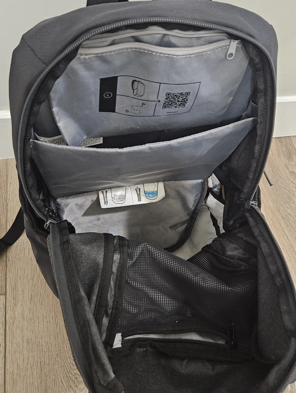QUECHUA/Decatlon Arpenaz 500 30L insulated hiking backpack - Ice grey